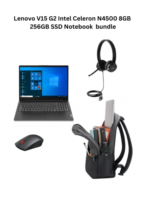 LENOVO V15 G2 15.6&#039;&#039; FHD 8GB DDR4 SD256GB SSD laptop bundle