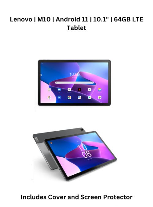 Lenovo | M10 | Android 11 | 10.1&quot; | 64GB LTE Tablet