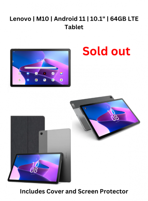 Lenovo | M10 | Android 11 | 10.1&quot; | 64GB LTE Tablet