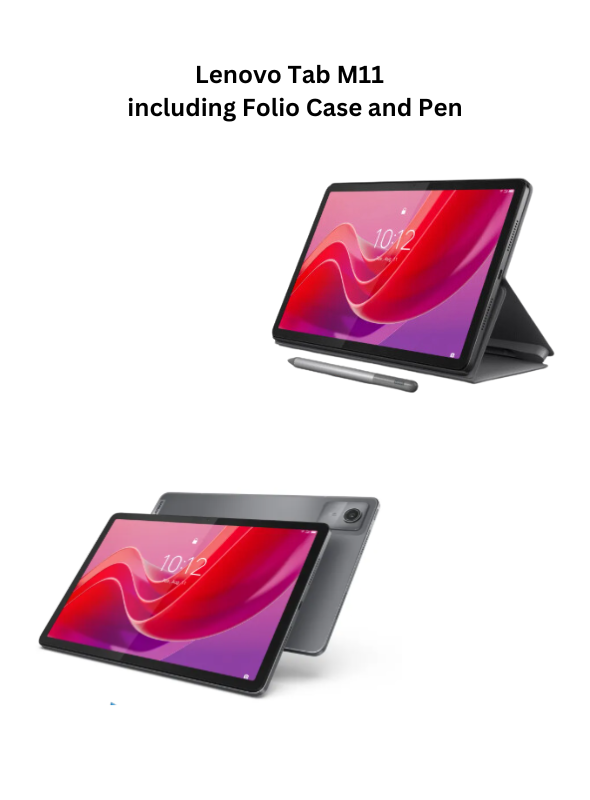 Lenovo Tab M11 including Folio Case and Pen