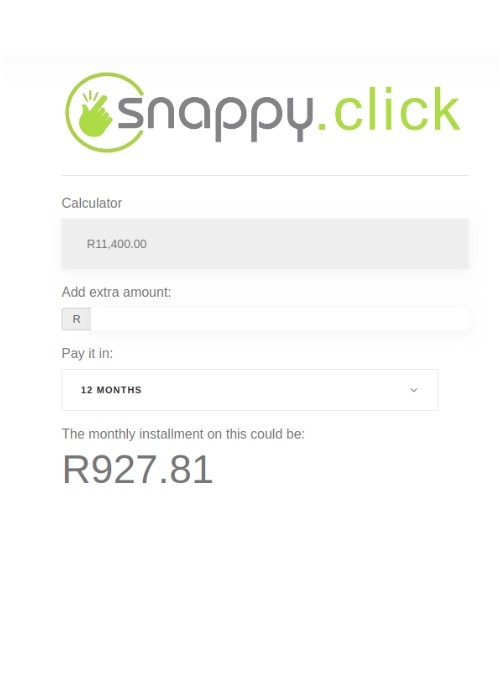 Snappy finance calculator module